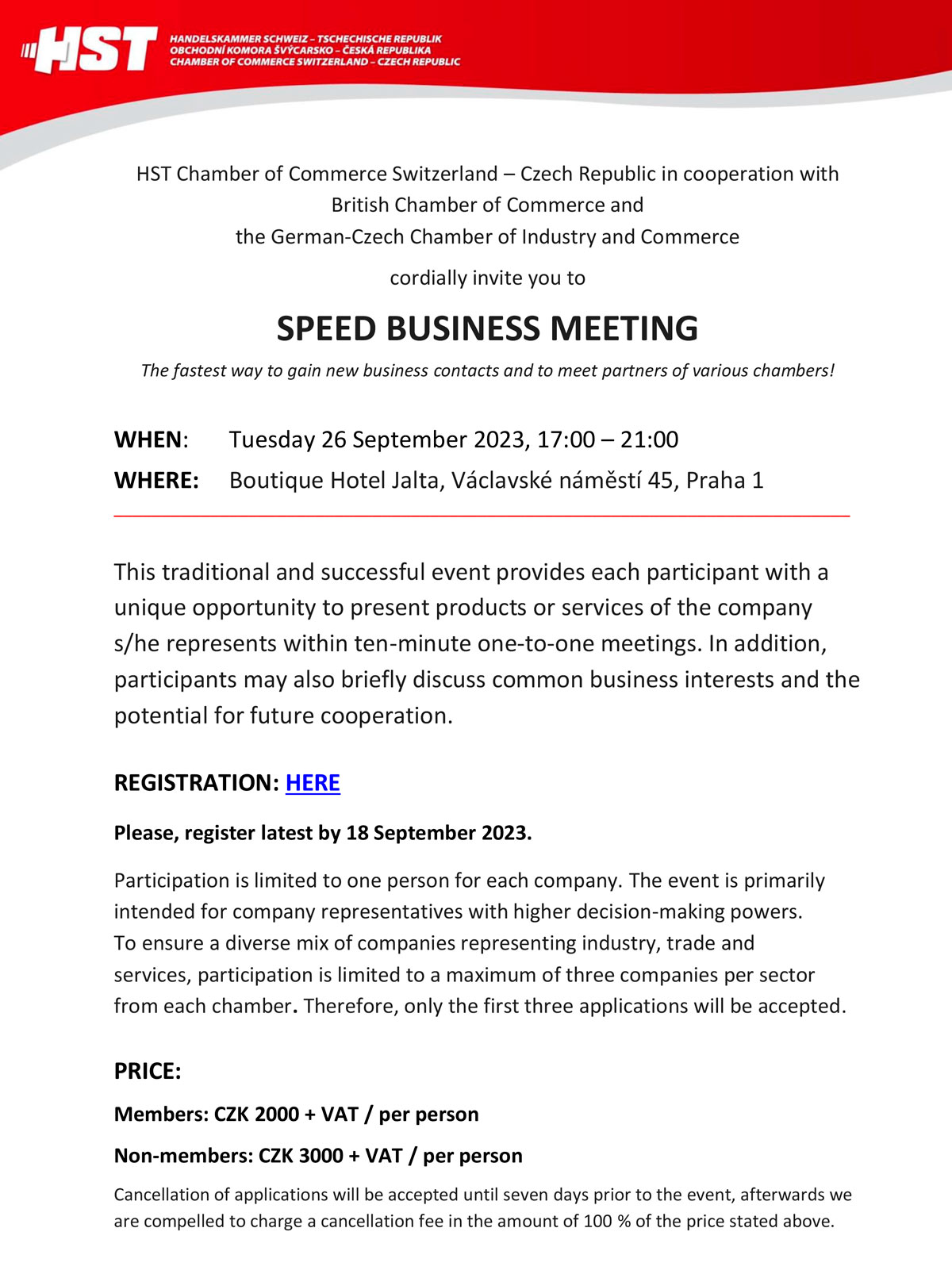 Invitation Speed Business Meeting 23 2
